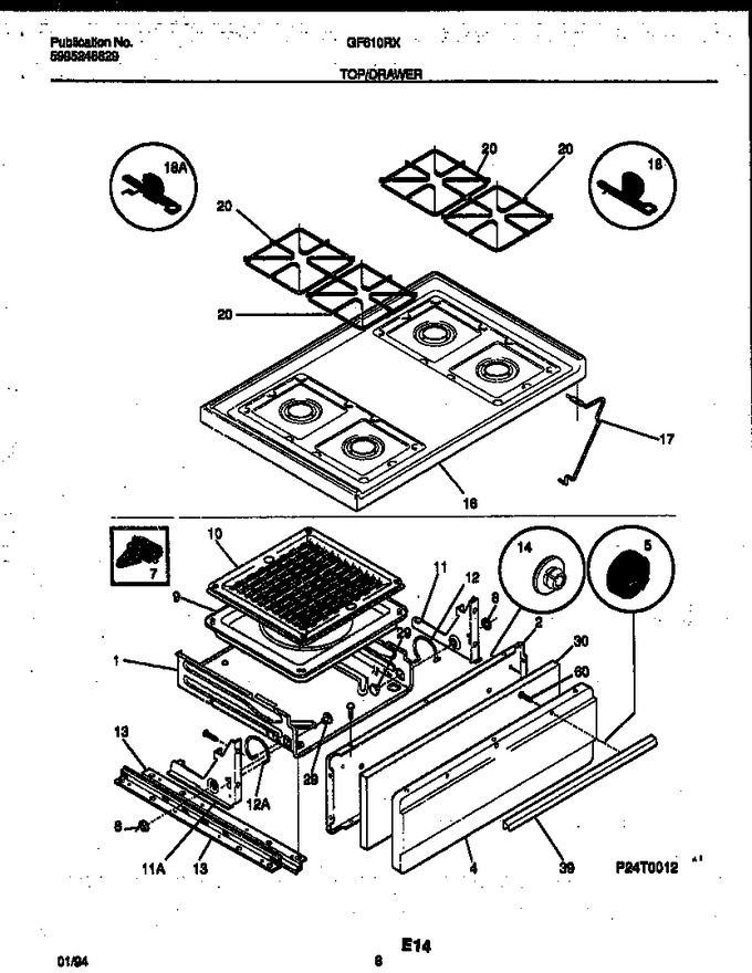 Diagram for GF610RXW4