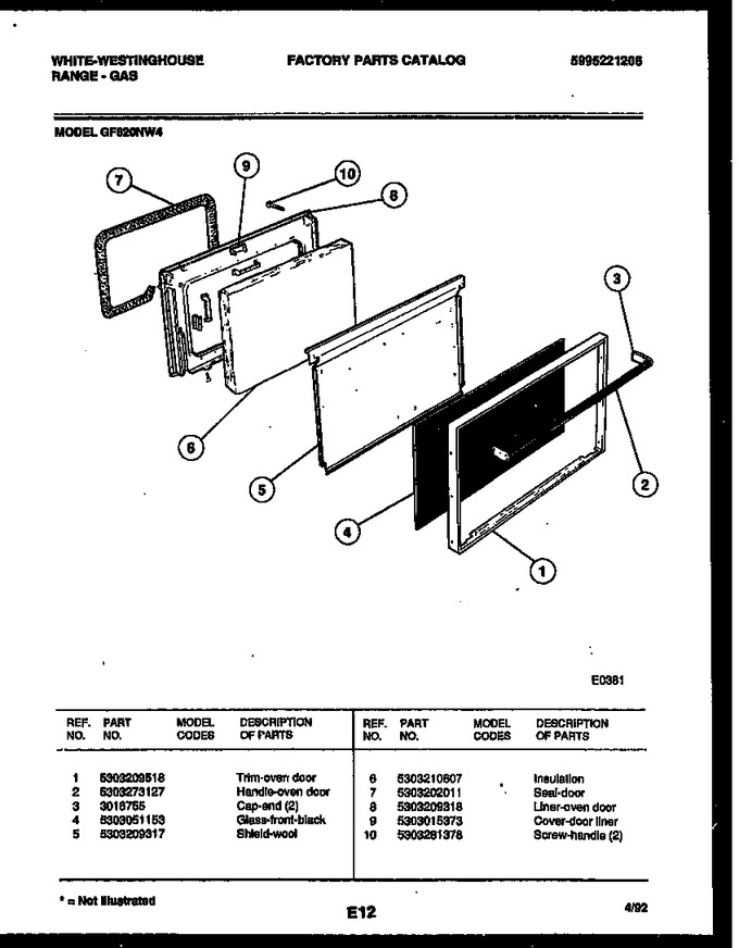 Diagram for GF620NW4