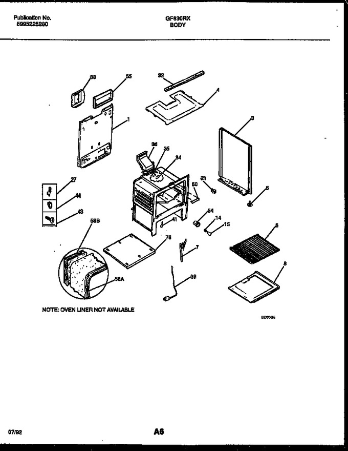 Diagram for GF630RXW1