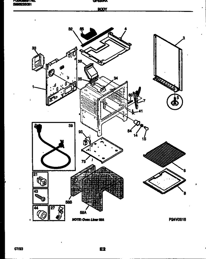 Diagram for GF630RXW3