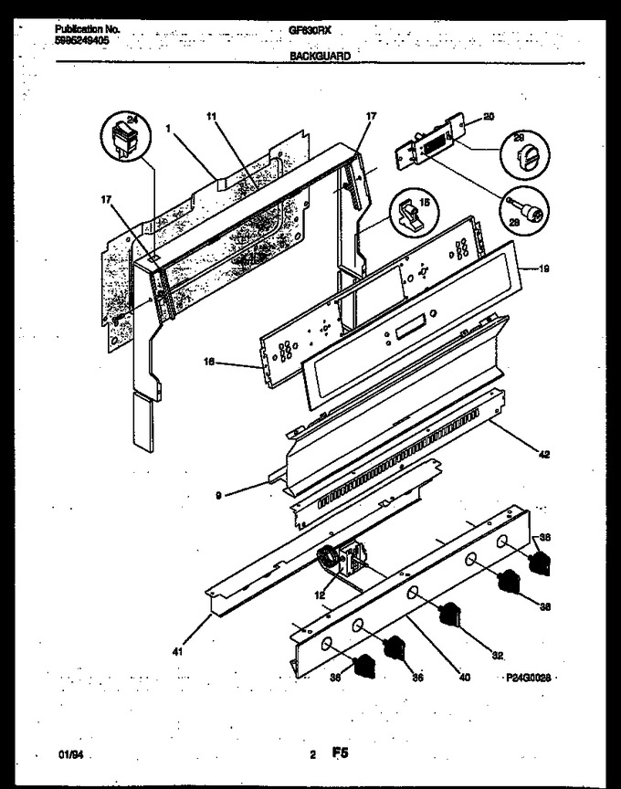 Diagram for GF630RXD4