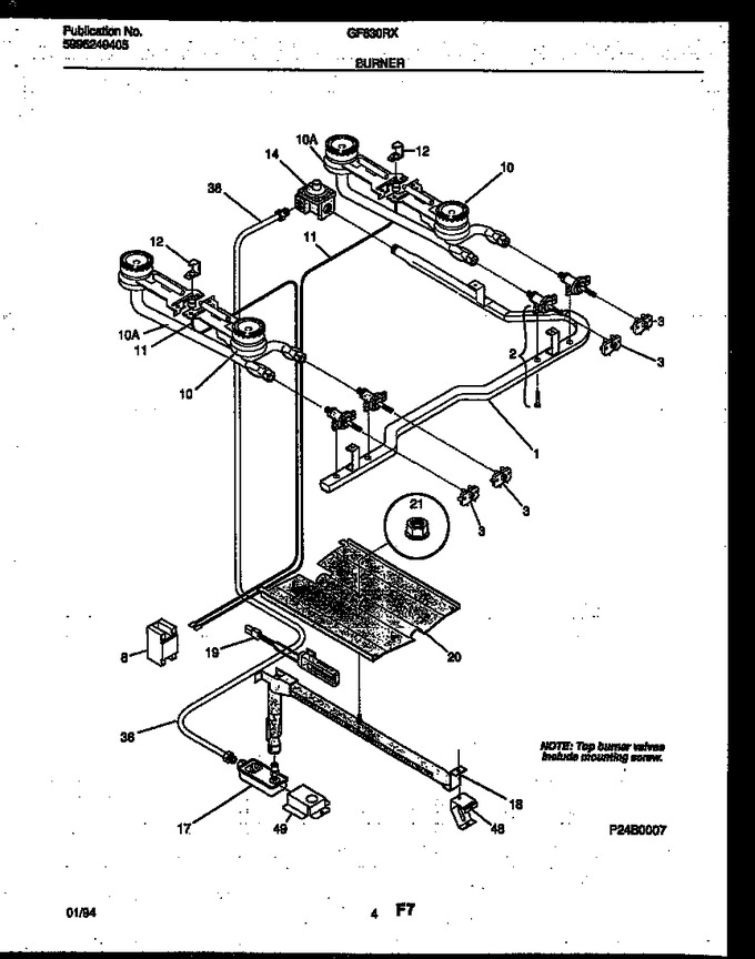 Diagram for GF630RXD4