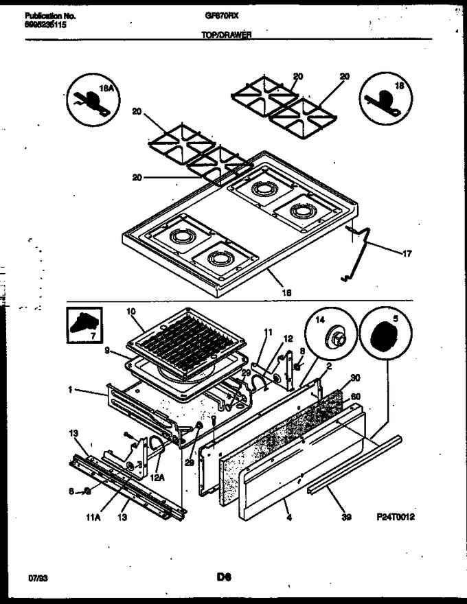 Diagram for GF670RXW3