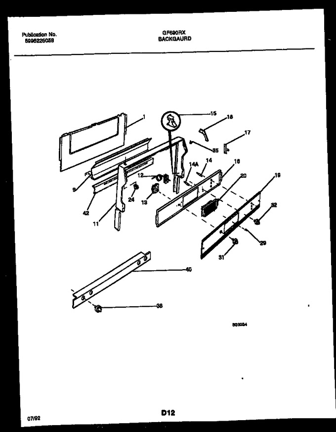 Diagram for GF690RXD1