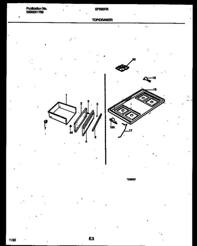 Diagram for GF690RXW2