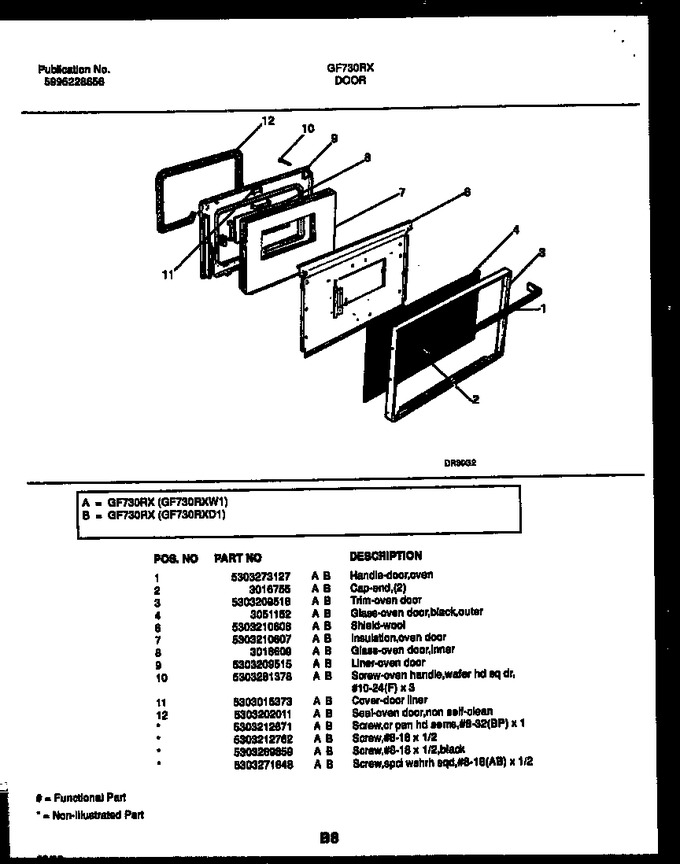 Diagram for GF730RXW1