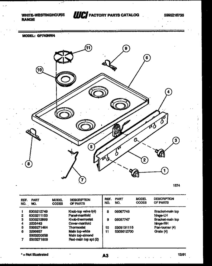 Diagram for GF740NW4