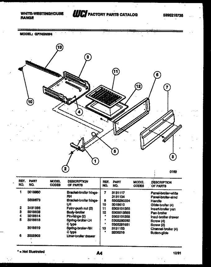 Diagram for GF740NW4