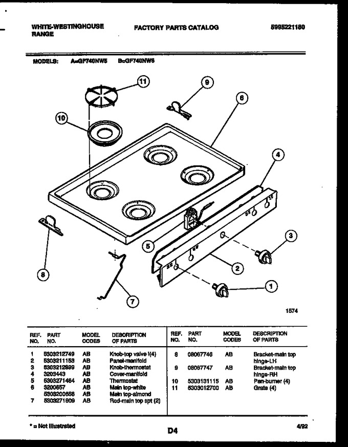 Diagram for GF740ND5