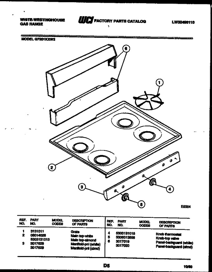 Diagram for GF750NW1