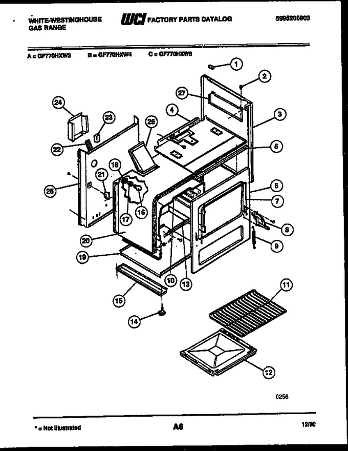 Diagram for GF770HXW3