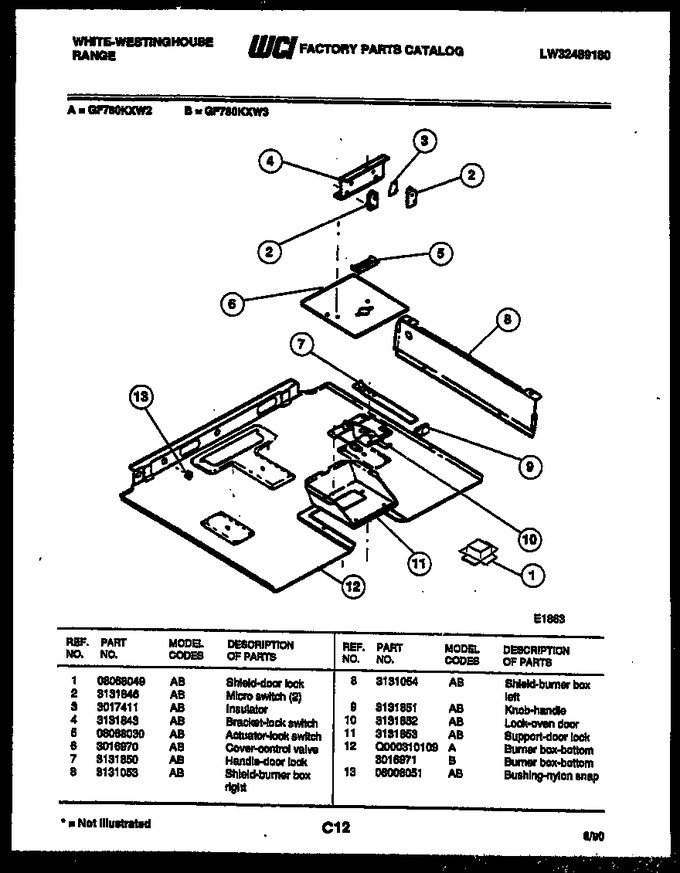Diagram for GF780KXD2