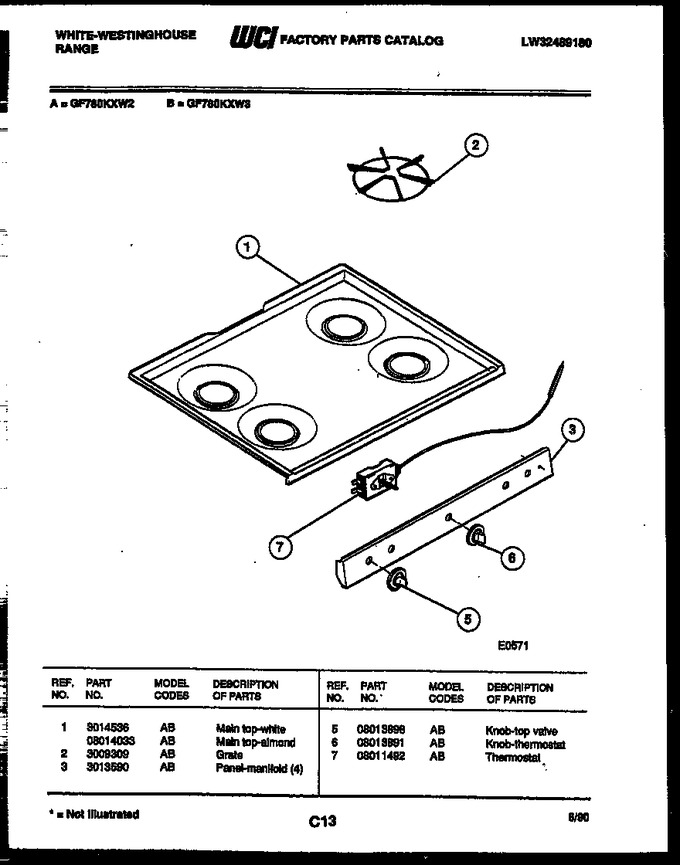 Diagram for GF780KXD2