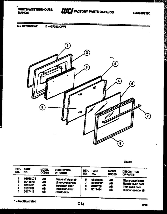 Diagram for GF780KXD2