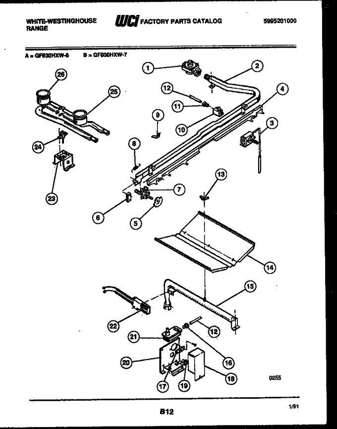 Diagram for GF830HXD7