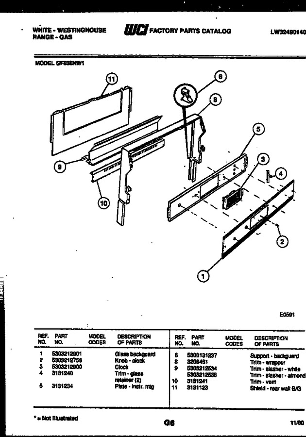 Diagram for GF830NW1