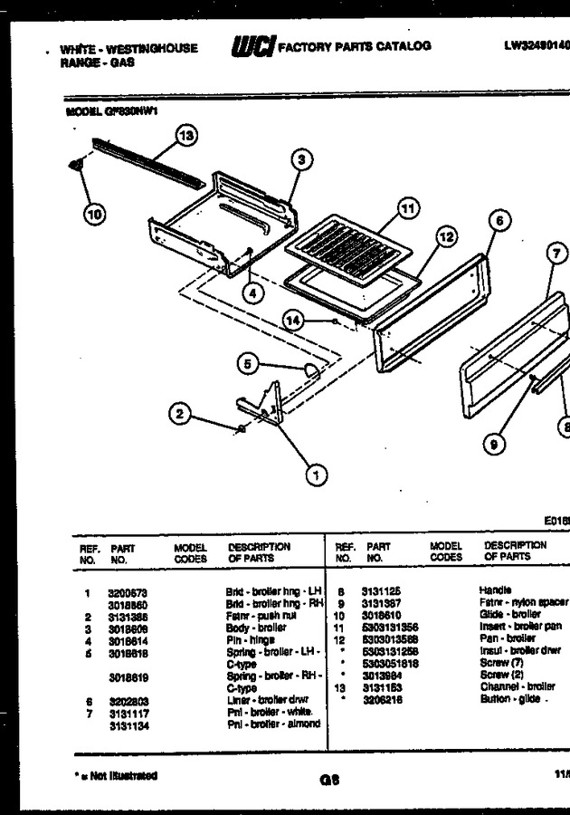 Diagram for GF830NW1
