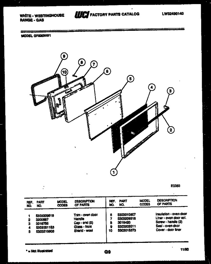 Diagram for GF830NW1