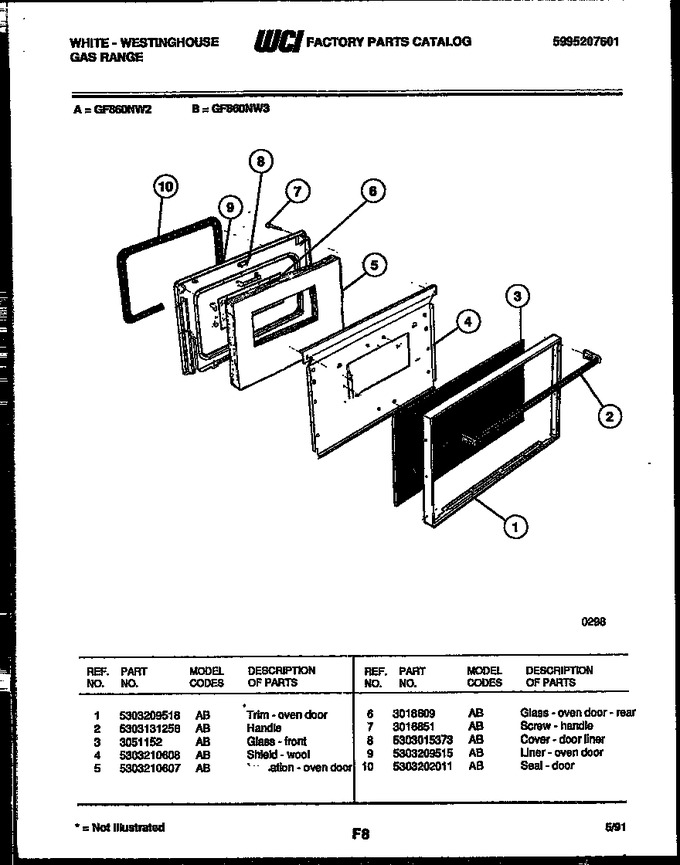 Diagram for GF860NW2