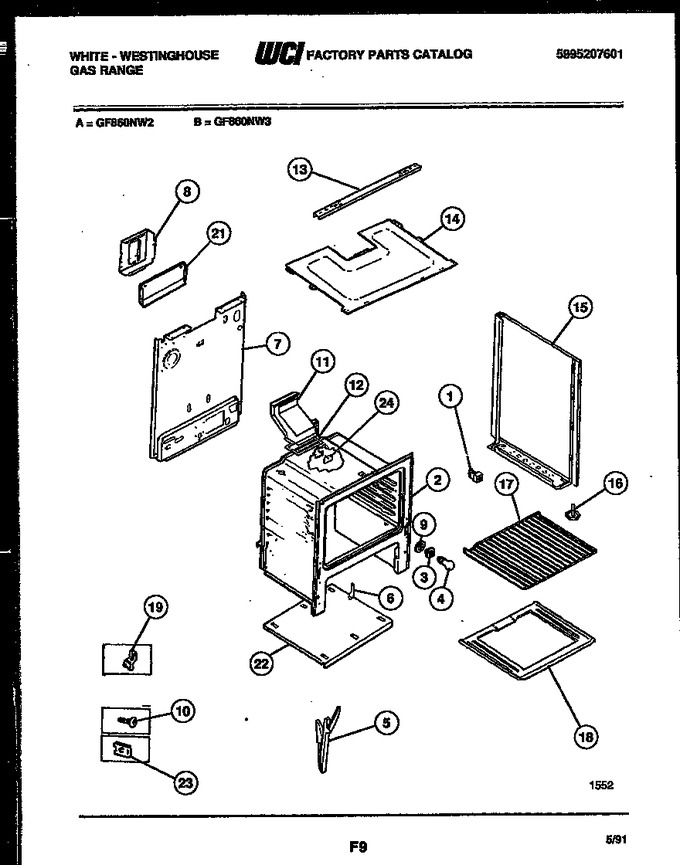 Diagram for GF860ND3