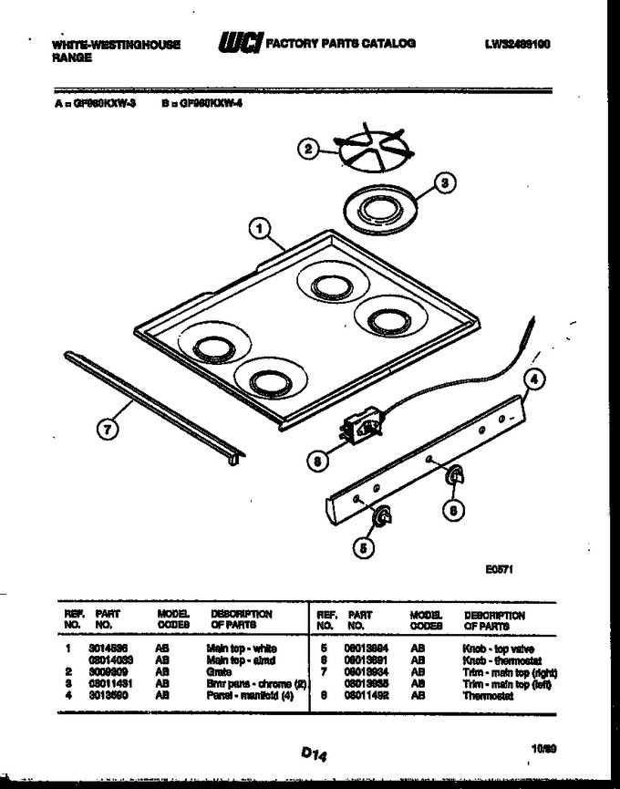 Diagram for GF980KXD3