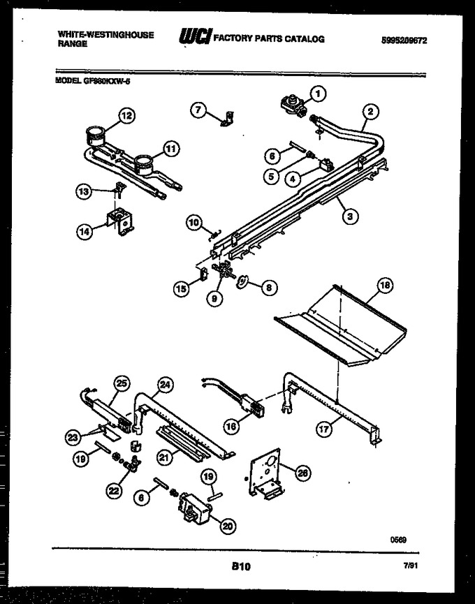 Diagram for GF980KXW5