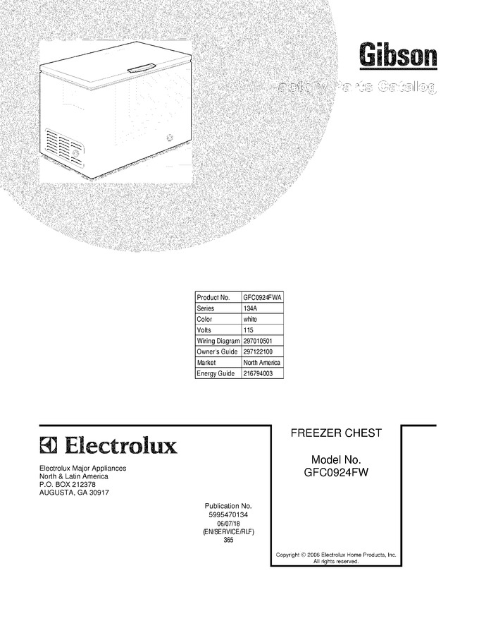 Diagram for GFC0924FWA