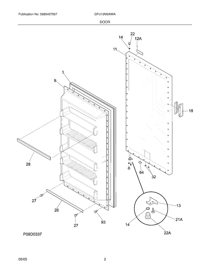 Diagram for GFU12M2AWA
