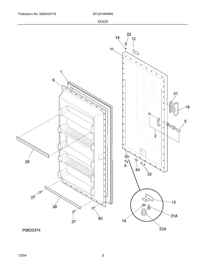 Diagram for GFU21M3AW5