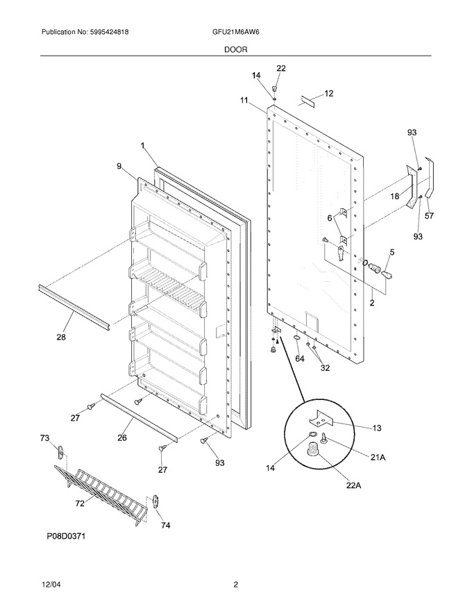 Diagram for GFU21M6AW6
