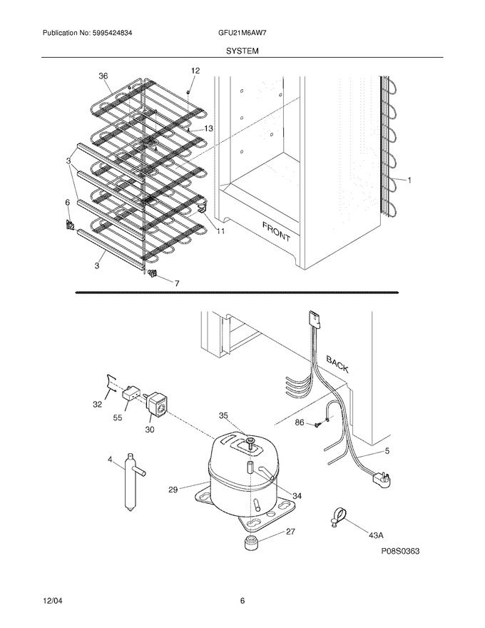 Diagram for GFU21M6AW7