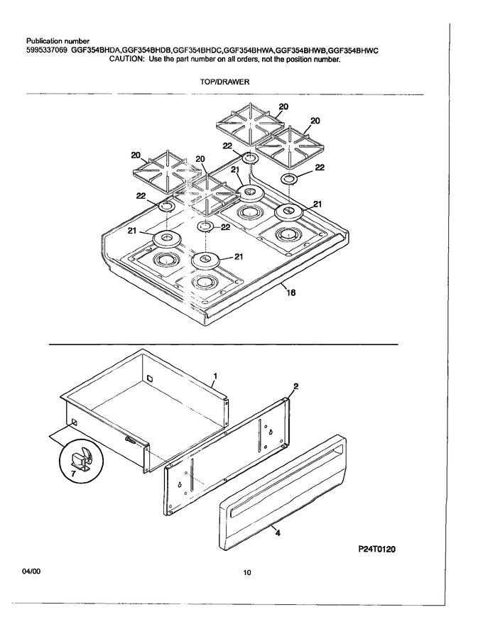 Diagram for GGF354BHWC