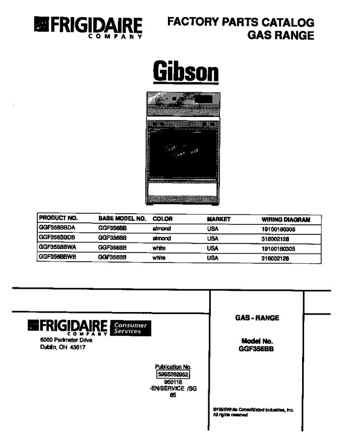 Diagram for GGF356BBWA