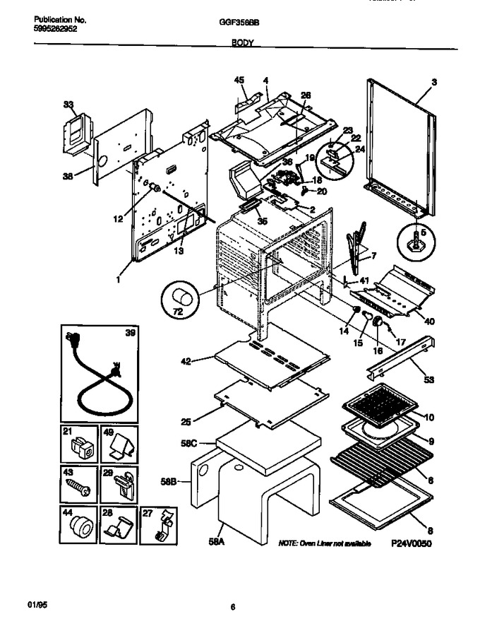 Diagram for GGF356BBWA
