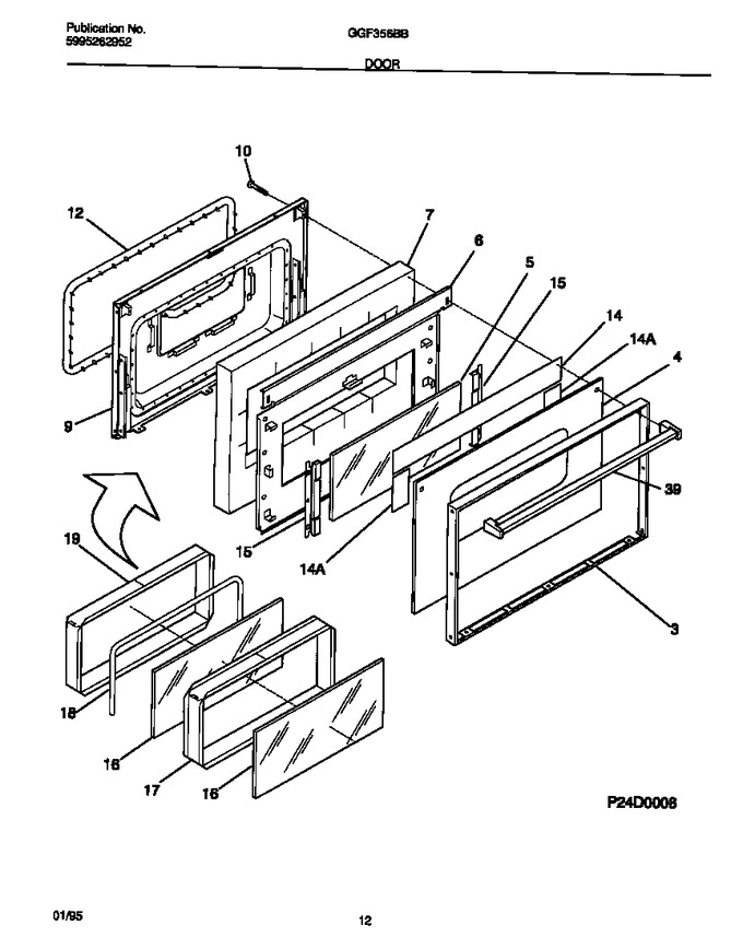 Diagram for GGF356BBWA