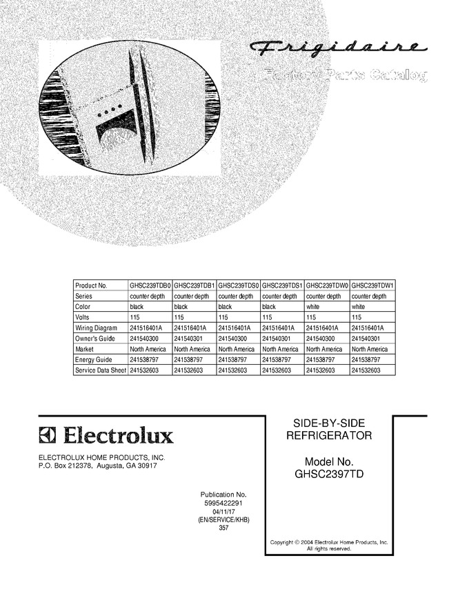 Diagram for GHSC239TDS1