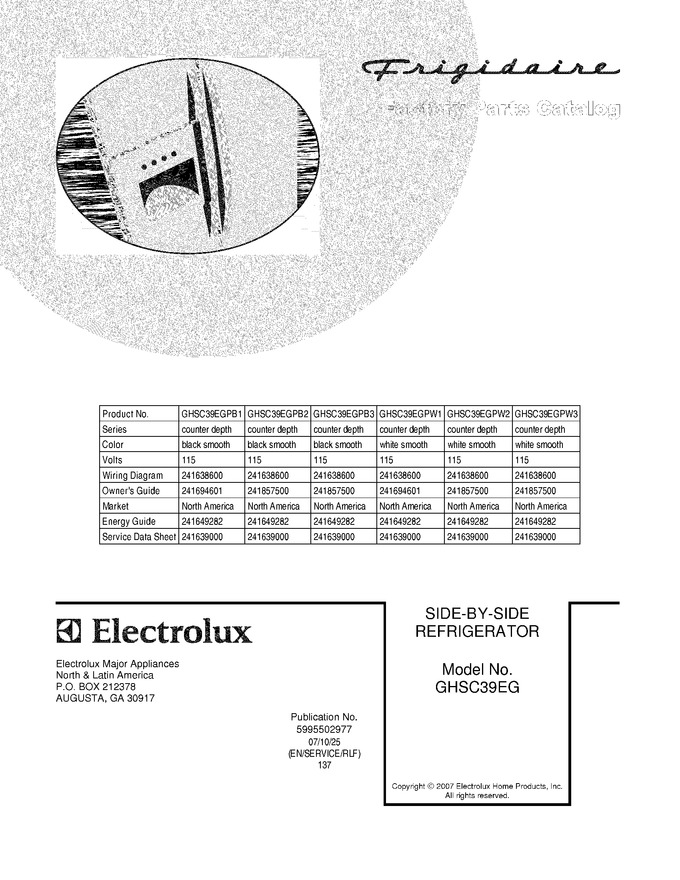 Diagram for GHSC39EGPB2