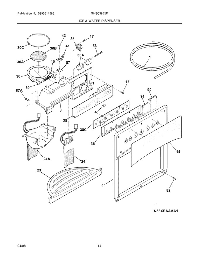 Diagram for GHSC39EJPW0