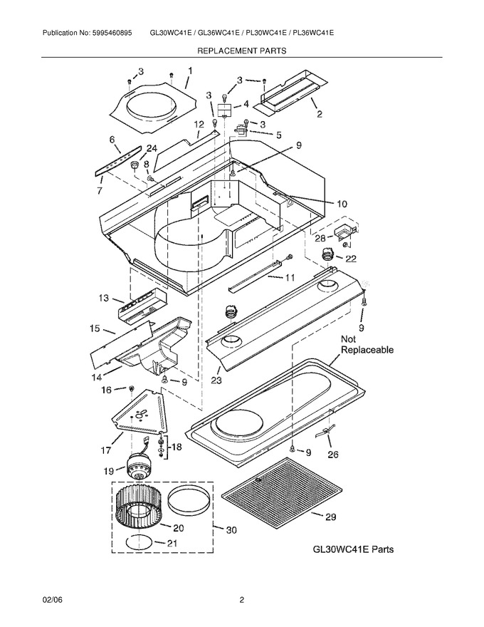 Diagram for PL36WC41EC