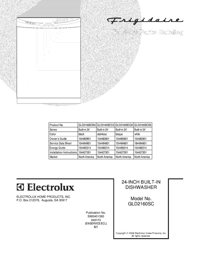 Diagram for GLD2160SCS0