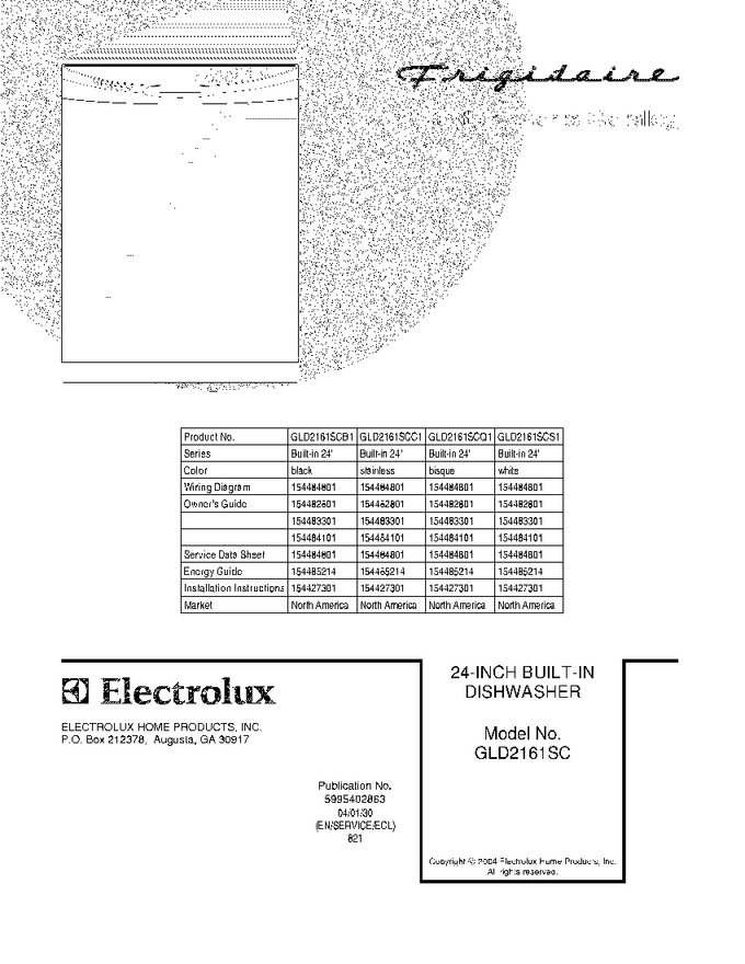 Diagram for GLD2161SCS1