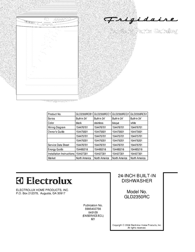 Diagram for GLD2350RCQ1