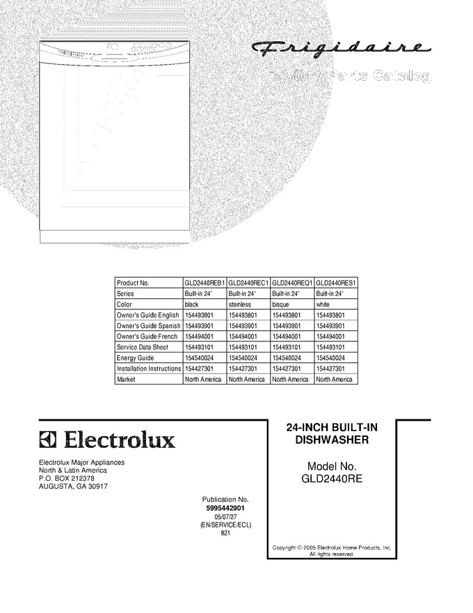 Diagram for GLD2440REC1