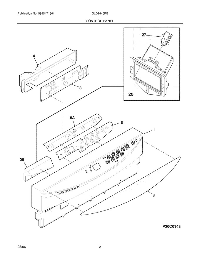 Diagram for GLD2440REC2