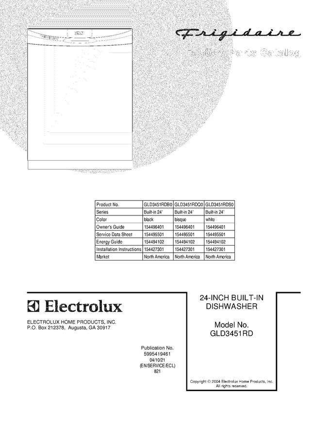 Diagram for GLD3451RDQ0