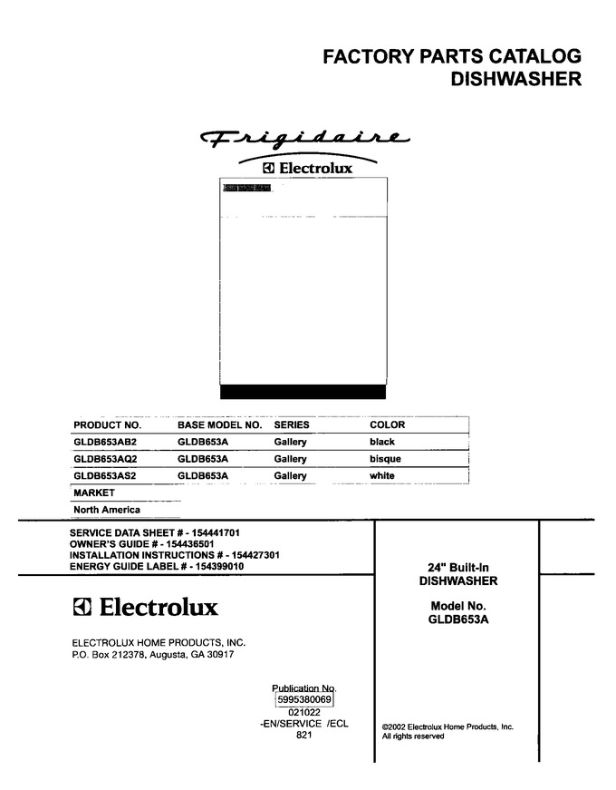 Diagram for GLDB653AB2