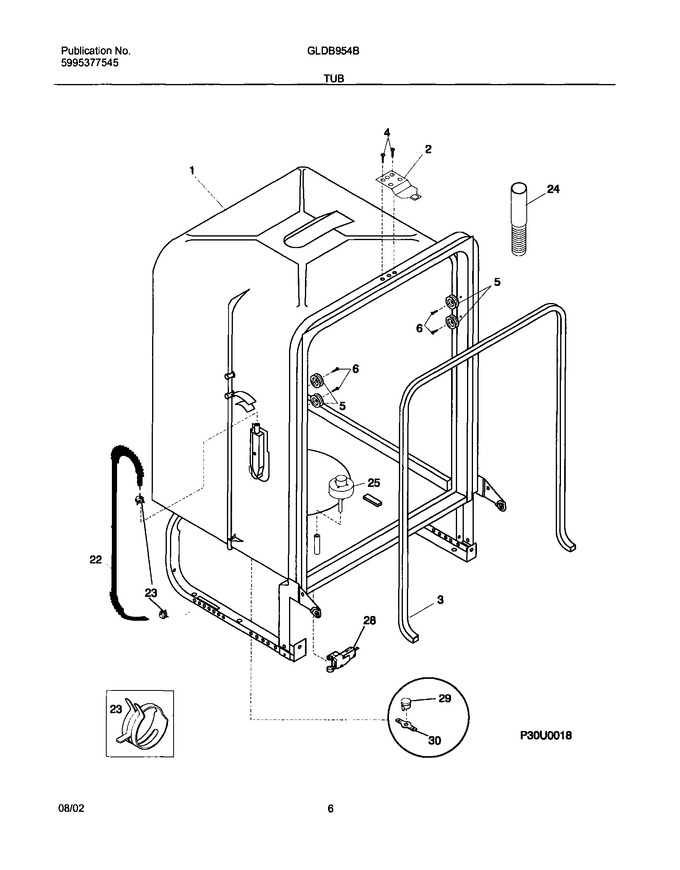 Diagram for GLDB954BB0