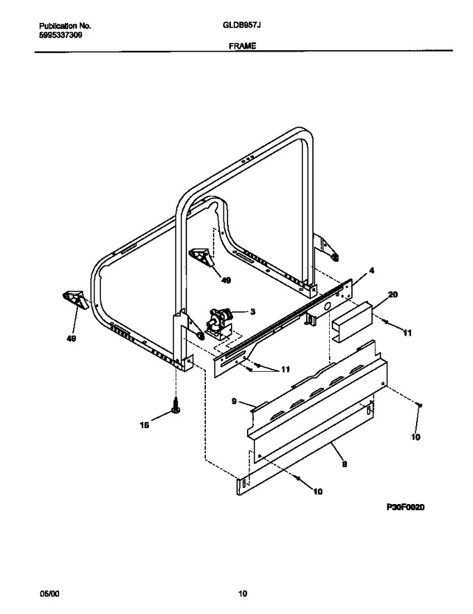 Diagram for GLDB957JB0
