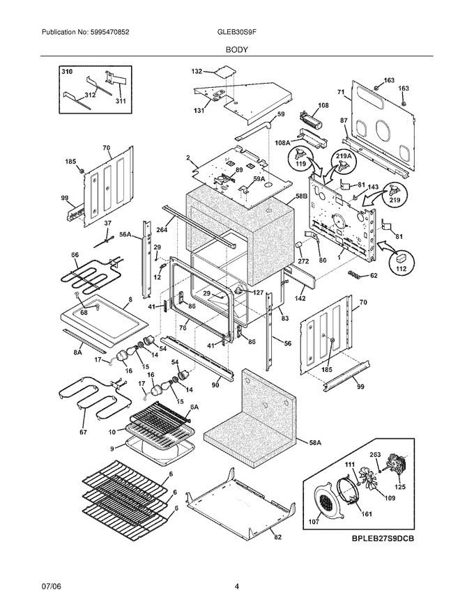 Diagram for GLEB30S9FSA