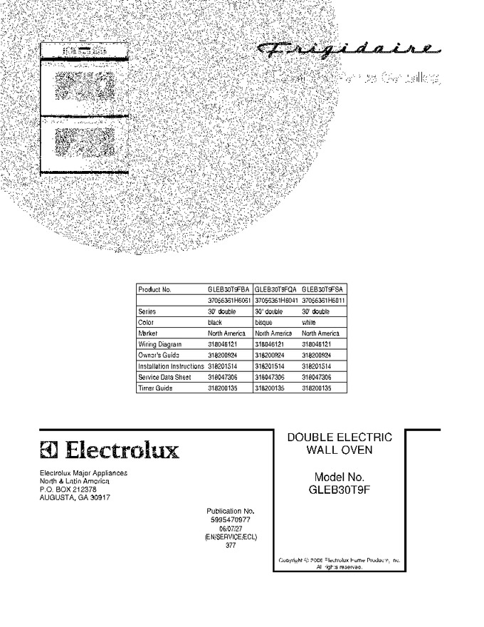Diagram for GLEB30T9FQA